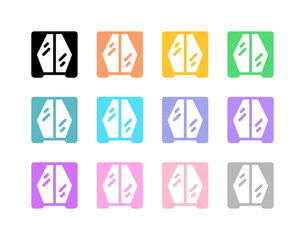 Editable window and curtain vector icon. Part of a big icon set family. Perfect for web and app interfaces, presentations, infographics, etc