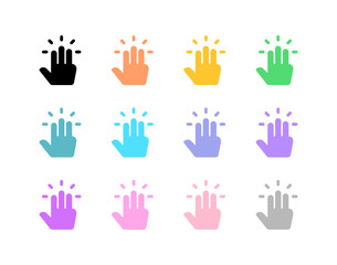 Editable three fingers tap vector icon. Part of a big icon set family. Perfect for web and app interfaces, presentations, infographics, etc
