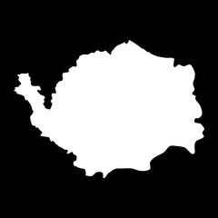 Karlovy Vary Region or Carlsbad region administrative unit of the Czech Republic. Vector illustration.