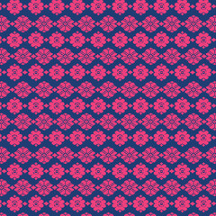 Indonesian Songket Pattern Background 
