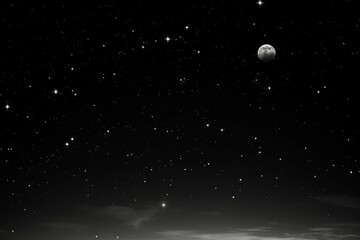 Starry Sky Material Structure Background - Generative AI