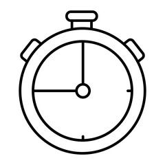 stopwatch icon. outline icon