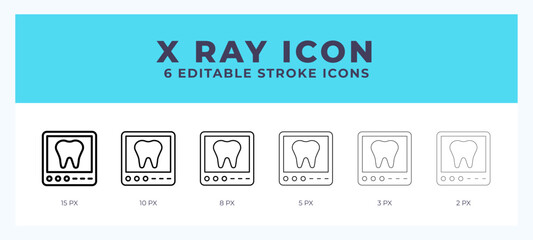 X ray stroke icon for web. Mobile apps and ui.