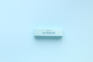 Hello summer concept. Background for travel and vacation.