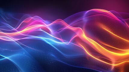 Swirling, varied colorful background patterns, light and dark blue, yellow, dark and red, AI Generated.