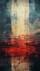 Vintage Paper Material Structure Background - Generative AI