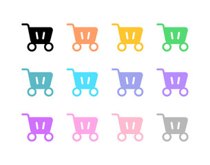 Editable shopping cart vector icon. Part of a big icon set family. Perfect for web and app interfaces, presentations, infographics, etc