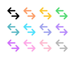 Editable vector data transfer arrows icon. Part of a big icon set family. Perfect for web and app interfaces, presentations, infographics, etc