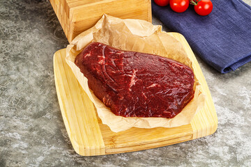 Raw beef shouler for cooking