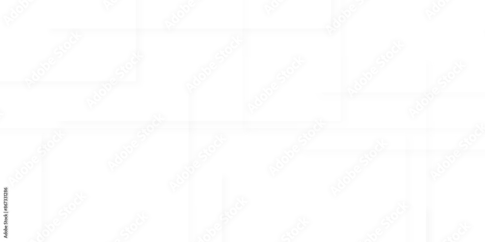 Poster abstract white and gray background design with layers of textured white transparent material in tria