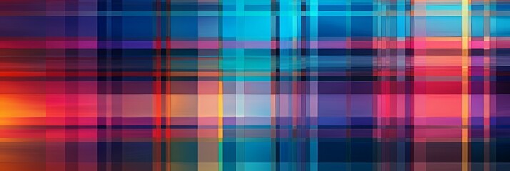 Tartan Material Structure Background - Generative AI