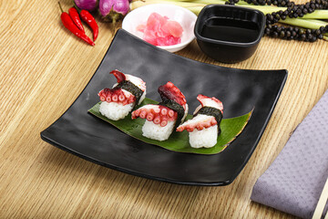 Japanese cuisine - sushi with octopus