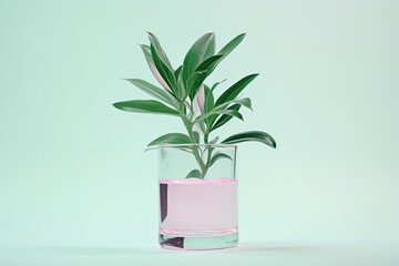 Isolated Fresh Look Dracaena Fragrans Flowering Plant on Shiny  Pot