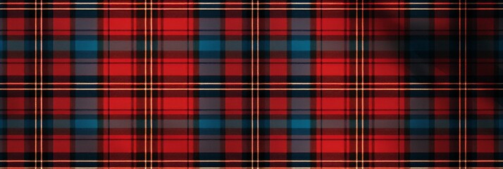 Obraz premium Tartan Material Structure Background - Generative AI