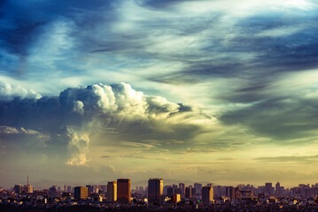 Sunset in Hanoi, Vietnam