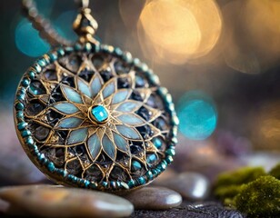 Obraz premium Magiczny talizman tło