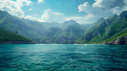 Obraz premium lake in the mountains