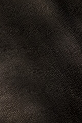 black leather material for clothing production