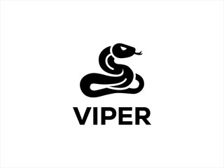 Viper logo design vector