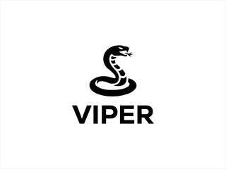 Viper logo design vector