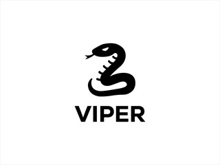 Fototapeta premium Viper logo design vector