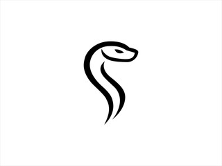 Viper logo design vector
