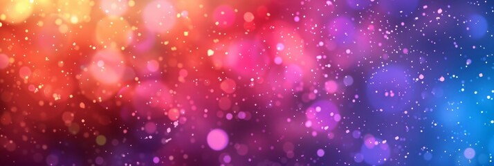 Obraz premium This colorful bokeh background with sparkling lights is perfect for creative projects and artistic endeavors