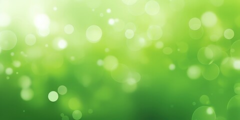 Fototapeta premium Abstract Green Bokeh Background