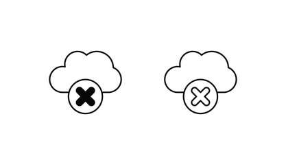 Cloud icon design with white background stock illustration