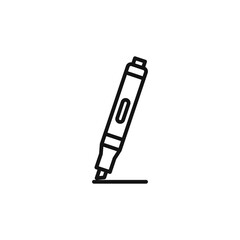 Highlighter Icon Series Marking Tool Illustrations for Educational and Office Use