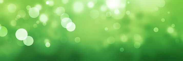 Fototapeta premium Abstract Green Bokeh Background