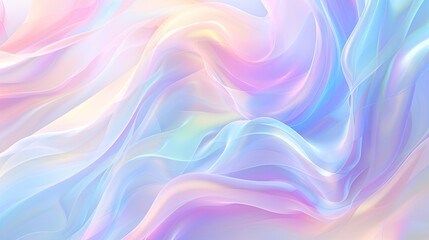 Obraz premium Soft, pastel-colored abstract background with smooth gradients and gentle curves.