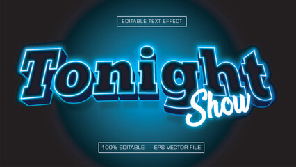 Tonight Show Editable Text Effects