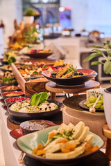 table with snacks