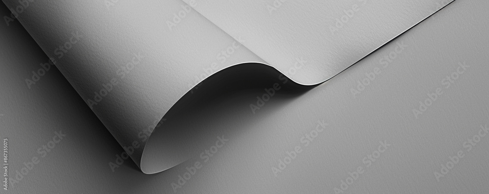 Fototapete generate a high-definition photograph of a blank slate gray paper poster texture, highlighting its n