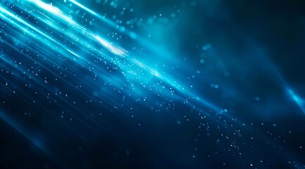 A dark blue background with light shining through.