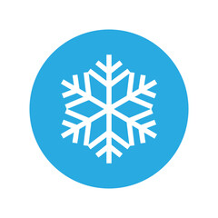 Snowflake icon vector. Winter illustration sign. Cold illustration symbol. 