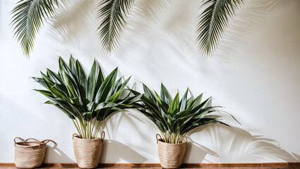 Palm leaves