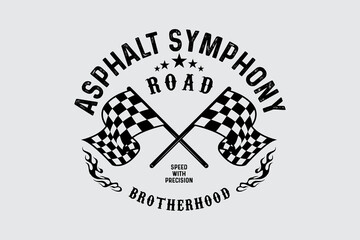 Typography motorcycle merch tee design vector templates