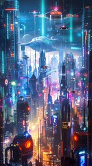 A photorealistic CGI scene