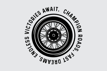 Motorcycle racing  tshirt design Retro Racing Typography Graphics