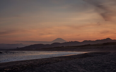 Mt. Fuji with Beach