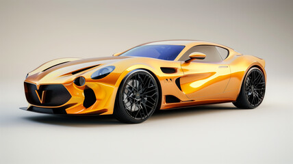 Fototapeta premium Future Concept Automotive Scene