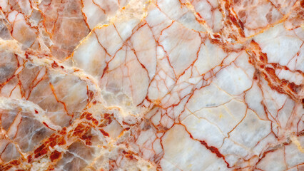 Luxury minimal light red and white marble texture. Generative Ai
