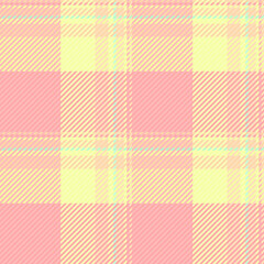 Brazil vector textile background, sale pattern tartan fabric. Iconic seamless check plaid texture in light and red colors.