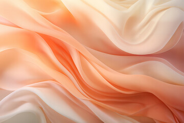 Obraz premium ASTRA: Soft Translucent Layers in Warm Hues