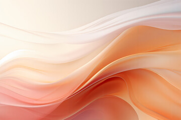 Obraz premium ASTRA: Soft Translucent Layers in Warm Hues