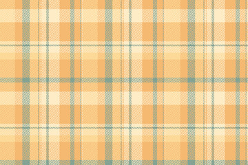 Textile seamless pattern of vector plaid tartan with a check background texture fabric.