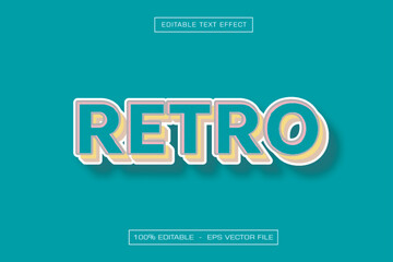 Retro Editable Text Effects
