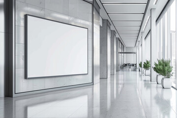 Blank advertising billboard  on different places mock up for your product design Generative AI